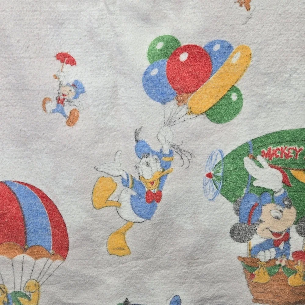 Vintage Disney Mickey Mouse Donald Goofy Dumbo Bartholomew Air Mobile‎ Blanket